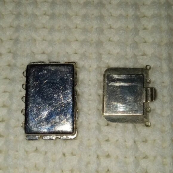 VINTAGE Rhinestone Necklace Clasp - Picture 4 of 5